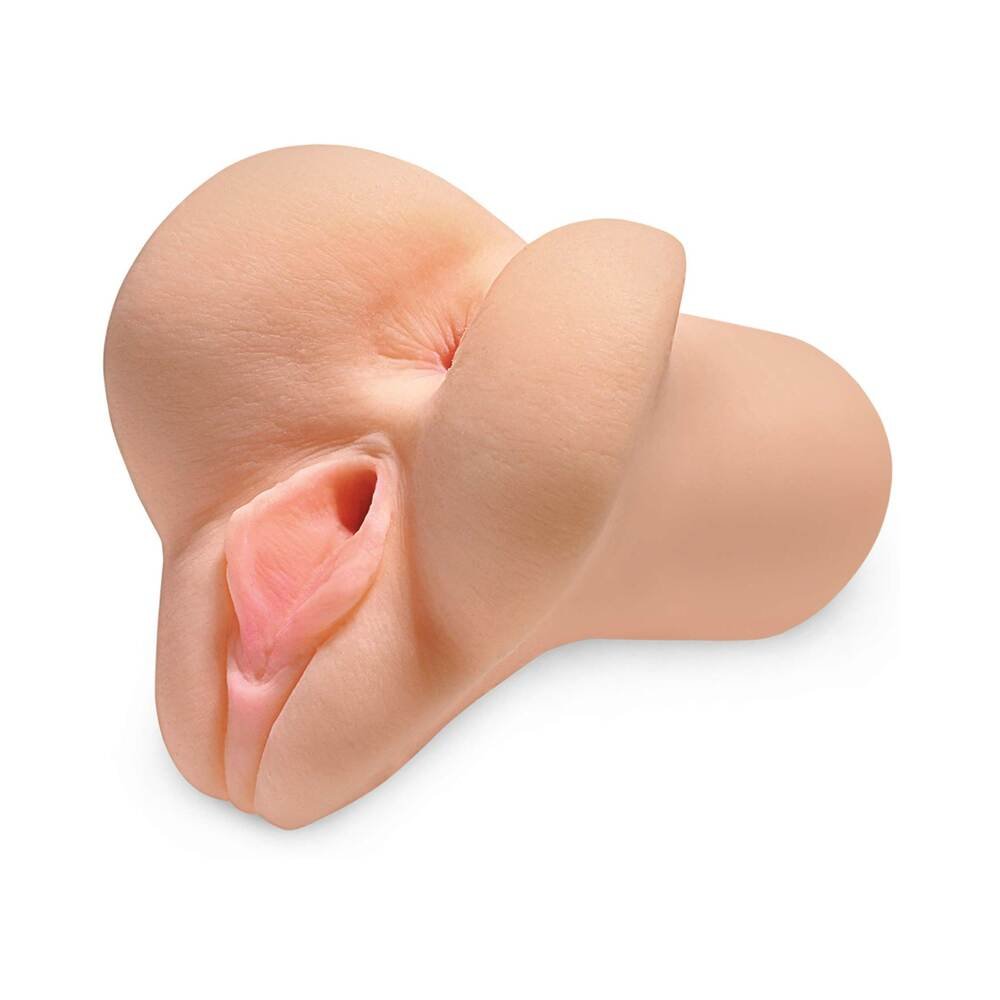 PDX Plus Pick Your Pleasure Dual Entry Stroker Beige - Image 3