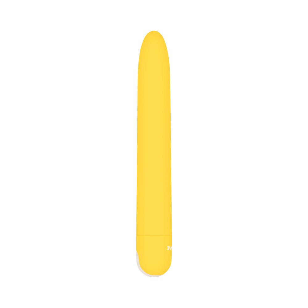 Evolved Sunny Sensations Rechargeable Silicone Sli mline Vibrator Yellow - Image 2