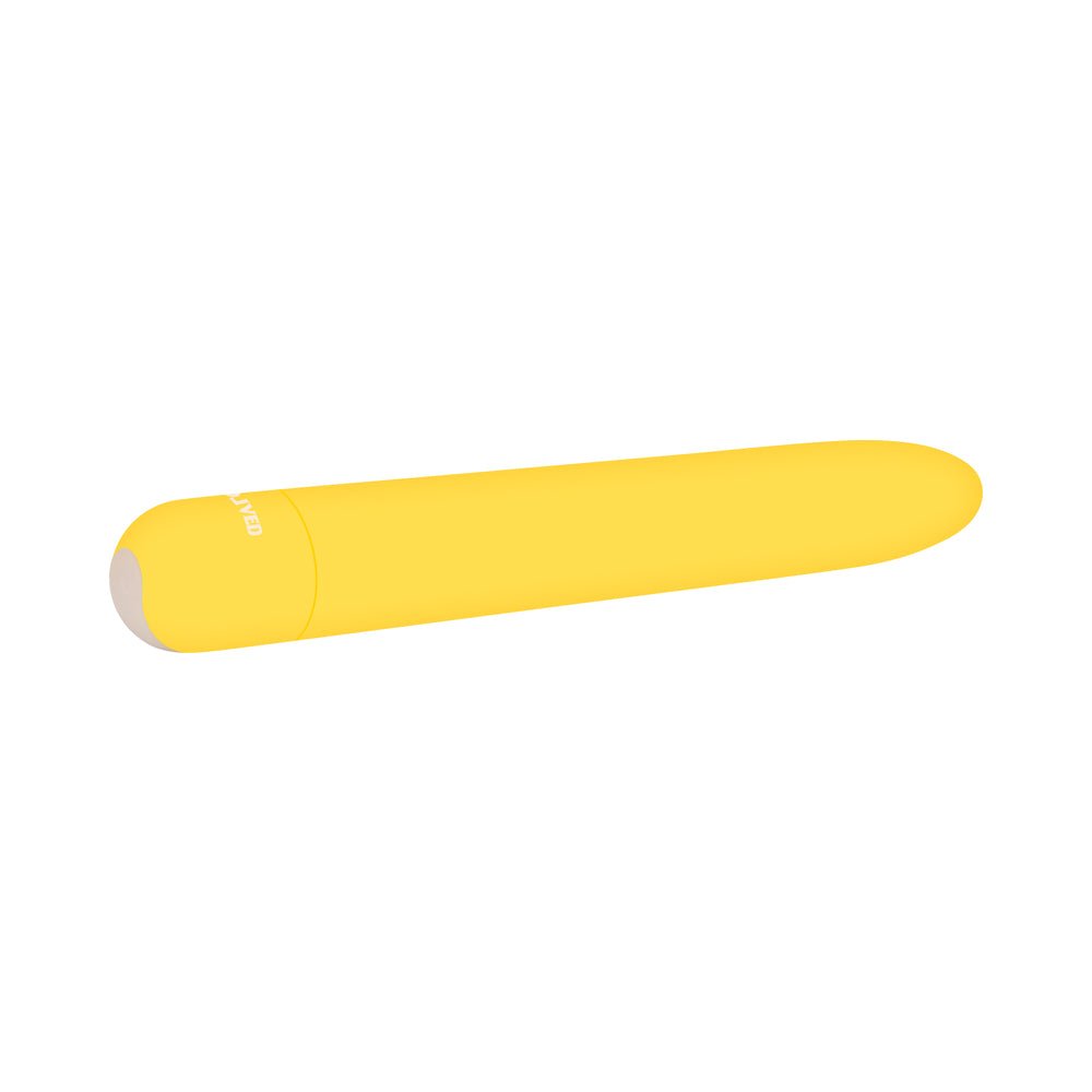 Evolved Sunny Sensations Rechargeable Silicone Sli mline Vibrator Yellow - Image 4