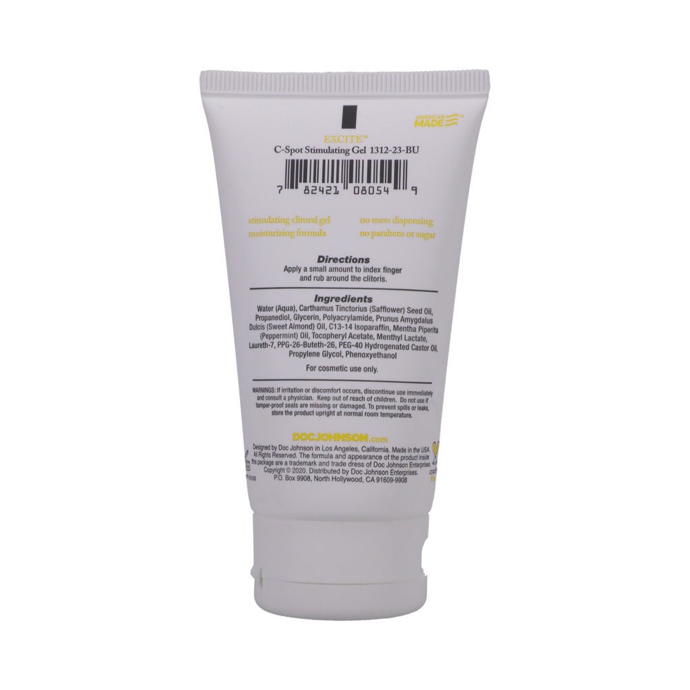 Doc Johnson Excite C-Spot Stimulating Cream 2 oz. Bulk - Image 2