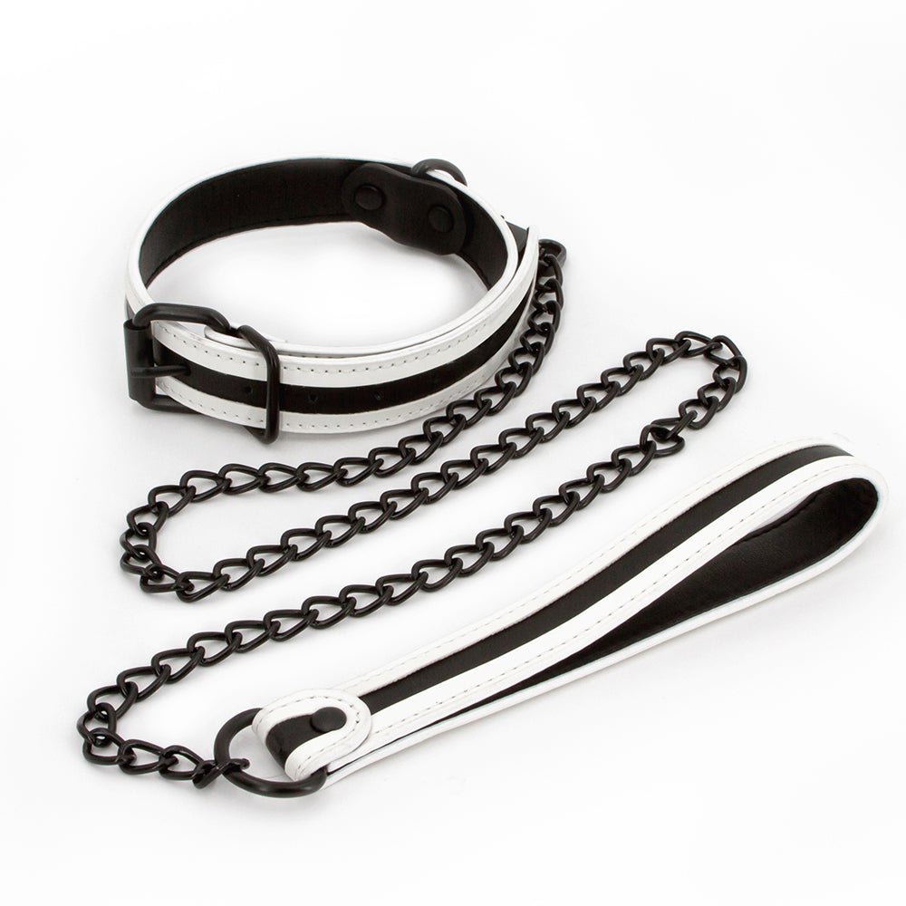 GLO Bondage Collar & Leash Green - Image 2