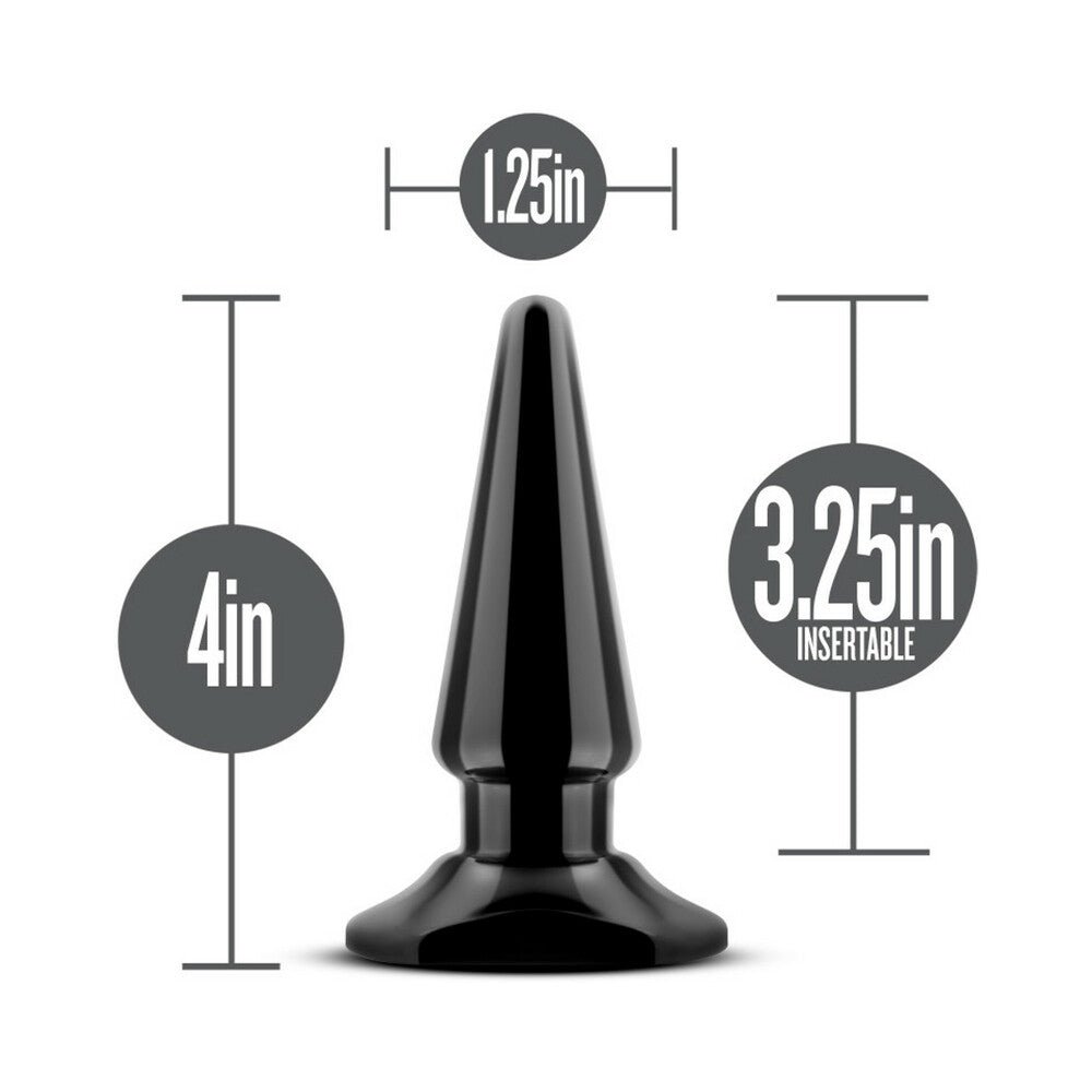 Anal Adventures Basic Vibrating Anal Pleaser Remote-Controlled Plug Black - Image 6