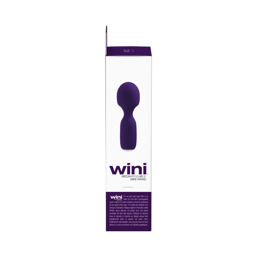 Vedo Wini Rechargeable Mini Wand Deep Purple - Image 7