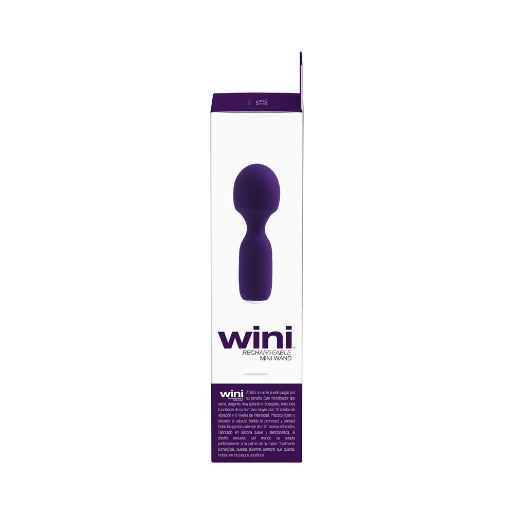 Vedo Wini Rechargeable Mini Wand Deep Purple - Image 8