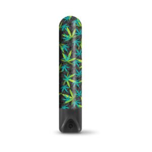 Alternative view of Prints Charming Buzzed Rechargeable 3.5" Bullet - Canna Queen - Black