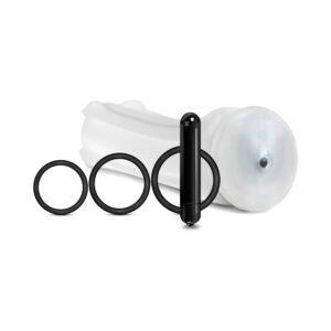 Alternative view of Happy Ending Mstr B8 Vibrating Stroker Pack - Hand Cuff