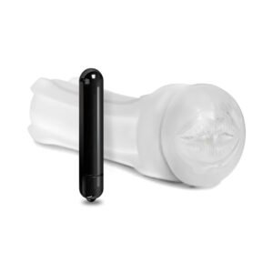 Alternative view of Happy Ending Vibrating, Self-Lubricating Shower Stroker - Mouth