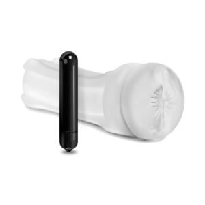 Alternative view of Happy Ending Vibrating, Self-Lubricating Shower Stroker - Ass