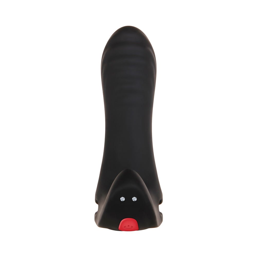 Zero Tolerance Vibrating Girth Enhancer Remote-Controlled Silicone Sheath Black - Image 3