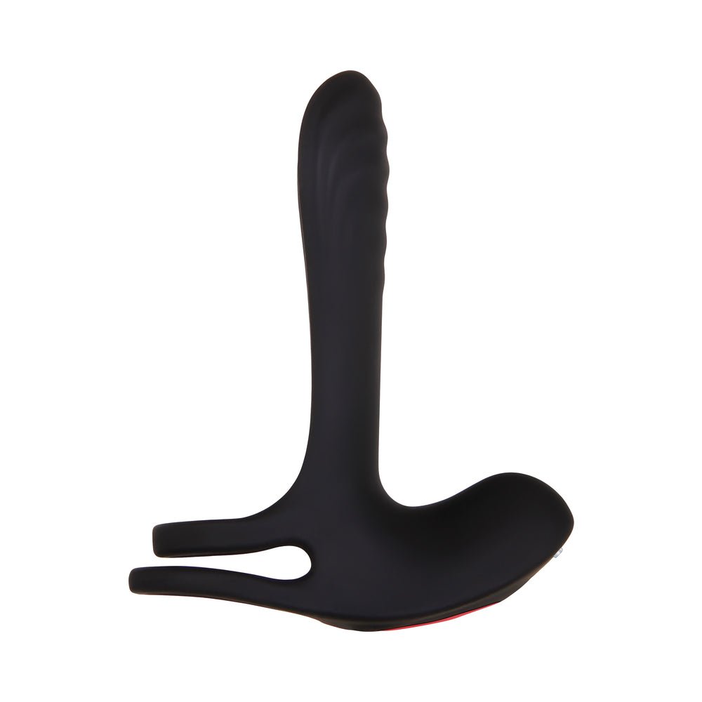 Zero Tolerance Vibrating Girth Enhancer Remote-Controlled Silicone Sheath Black - Image 4
