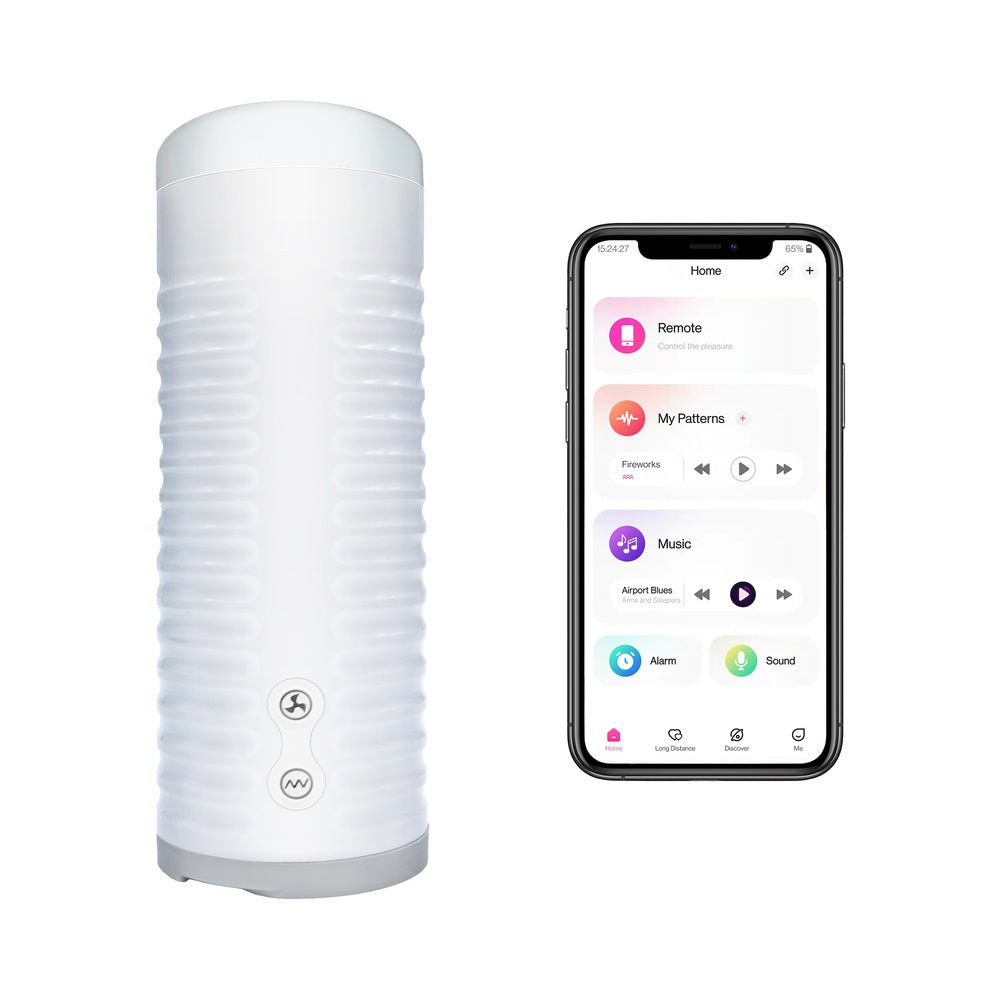 Lovense Max 2 Bluetooth App-Controlled Vibrating and Suction Masturbator (Neutral Sleeve) - Image 2