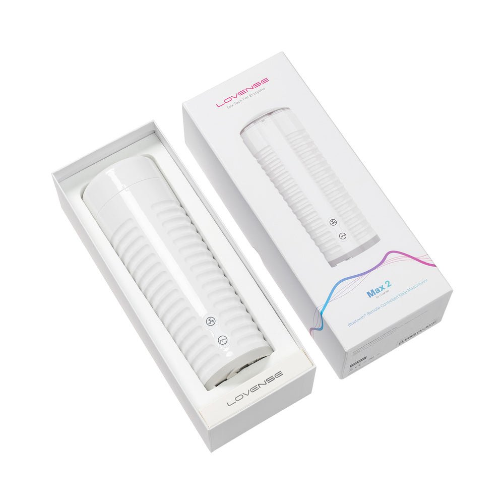Lovense Max 2 Bluetooth App-Controlled Vibrating and Suction Masturbator (Neutral Sleeve) - Image 3