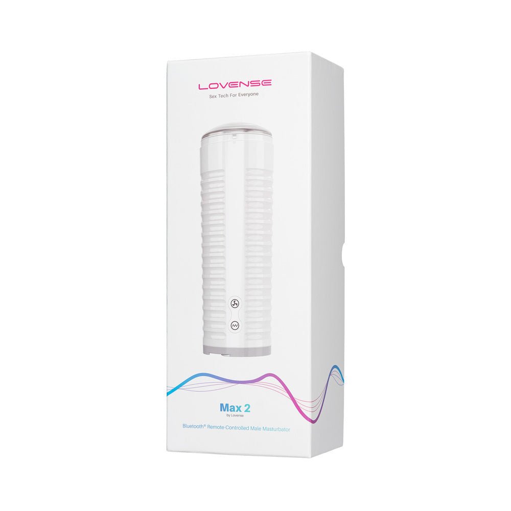 Lovense Max 2 Bluetooth App-Controlled Vibrating and Suction Masturbator (Neutral Sleeve) - Image 4