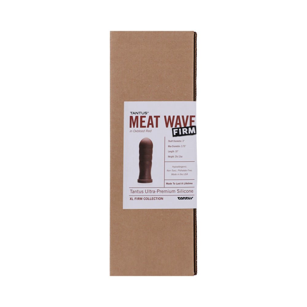 Tantus Meat Wave Firm Anal Plug Garnet (Box) - Image 3