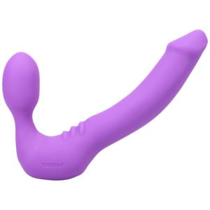 Alternative view of Tantus Strapless Classic Vibrating Strap-On Dildo Lavender