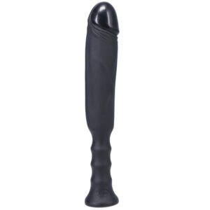 Alternative view of Tantus Anaconda Ergonomic Handle Dildo Onyx