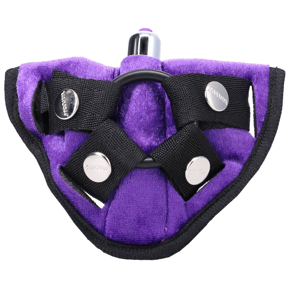 Tantus Bend Over Beginner Strap-On Harness Kit Lavender - Image 3