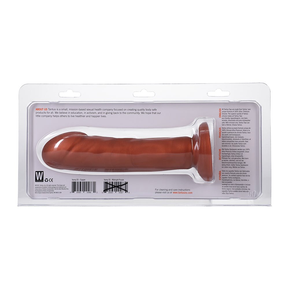 Tantus Vamp Super Soft Dildo Copper - Image 6