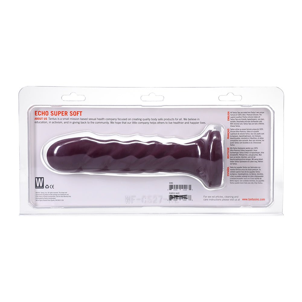 Tantus Echo Super Soft Dildo Currant - Image 7