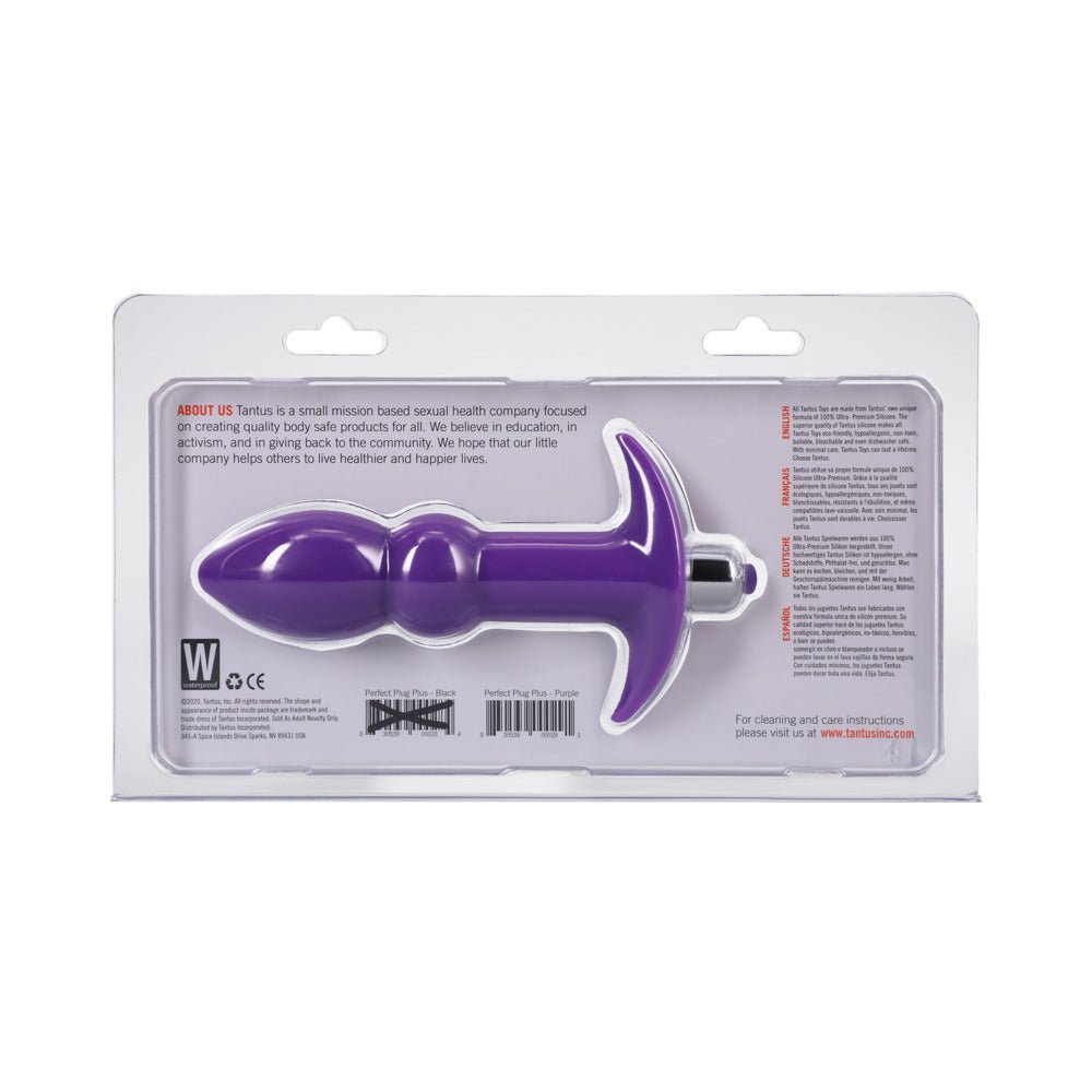 Tantus Perfect Plug Plus Vibrating Anal Plug Lilac - Image 4