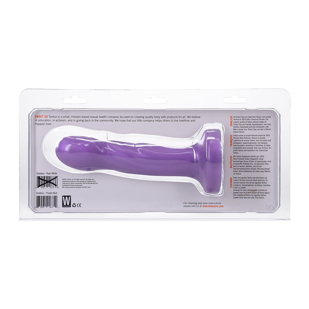 Tantus Goddess Vibrating 6.25 in. Dildo Lavender - Image 7