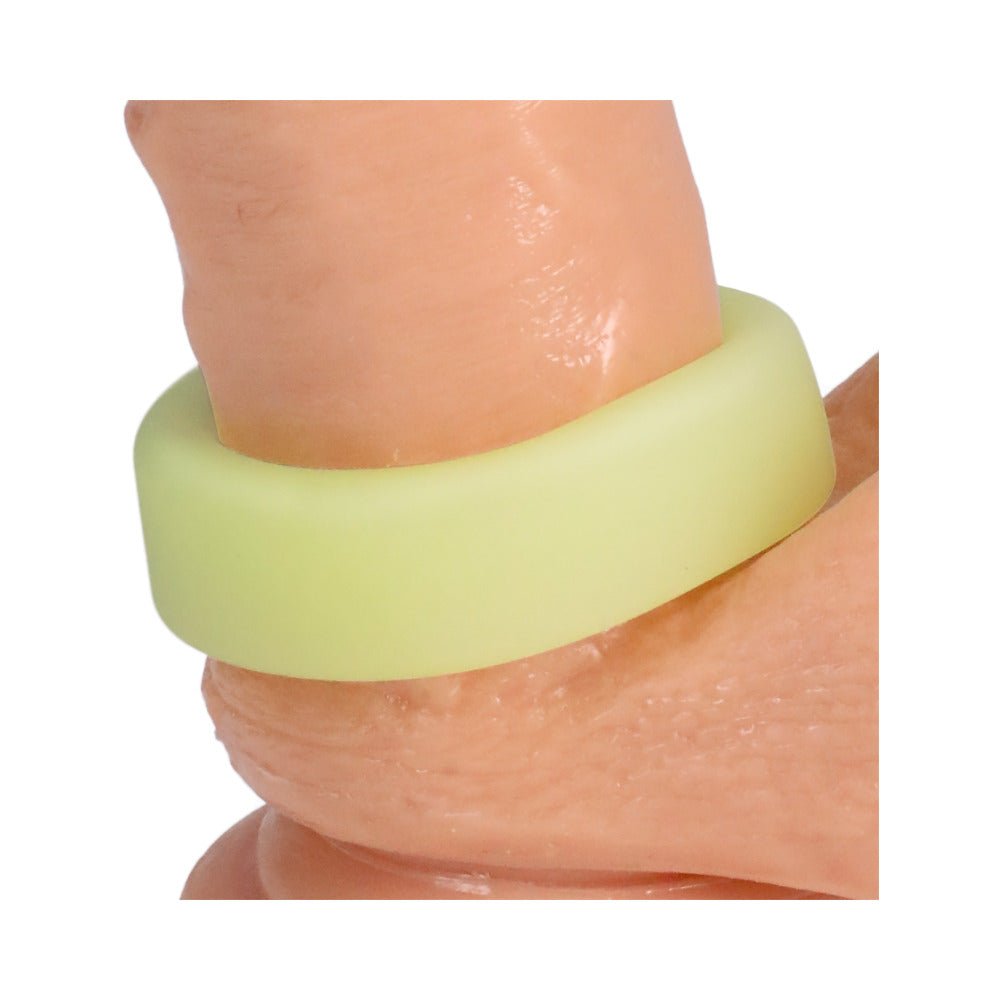 Rock Solid Sila-Flex Glow-in-the-Dark Big O C-Ring Green - Image 6