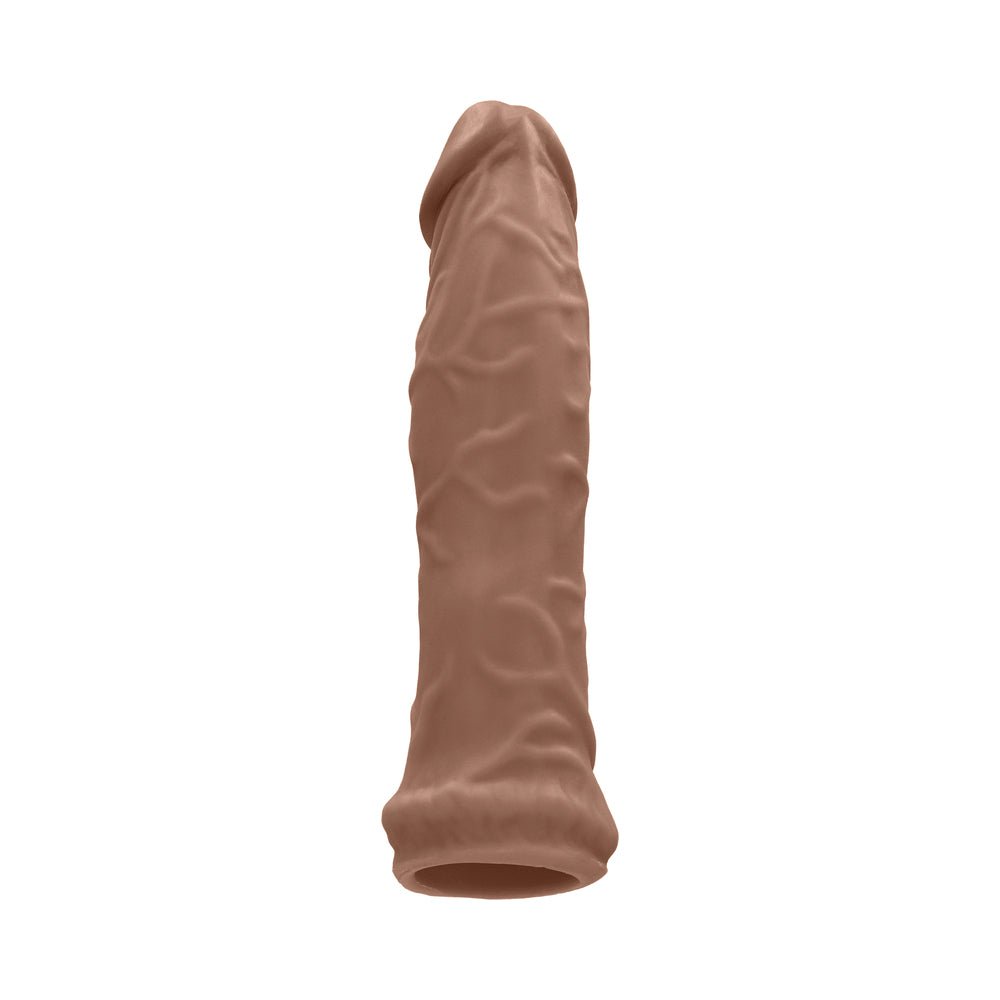 RealRock Realistic 6 in. Penis Sleeve Extender Tan - Image 2