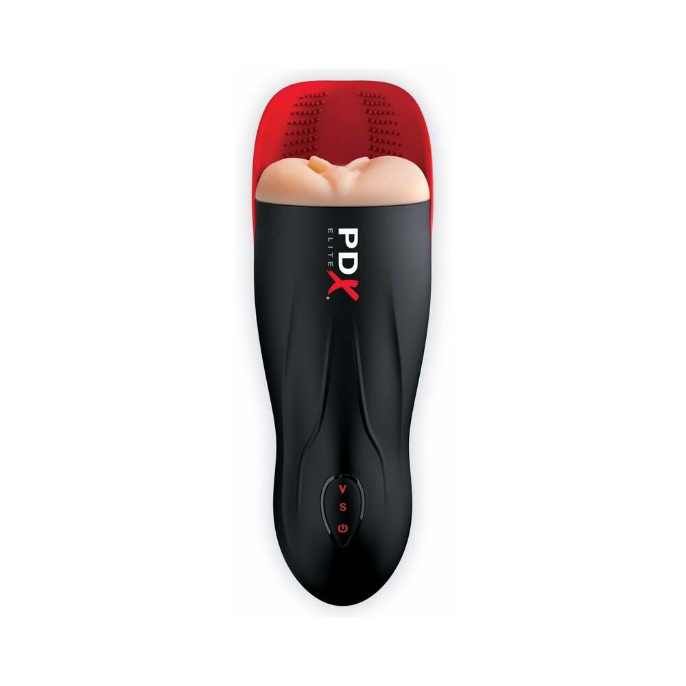 PDX Elite Fuck-O-Matic Rechargeable Vibrating Suction Stroker With Ball Cradle - Image 3