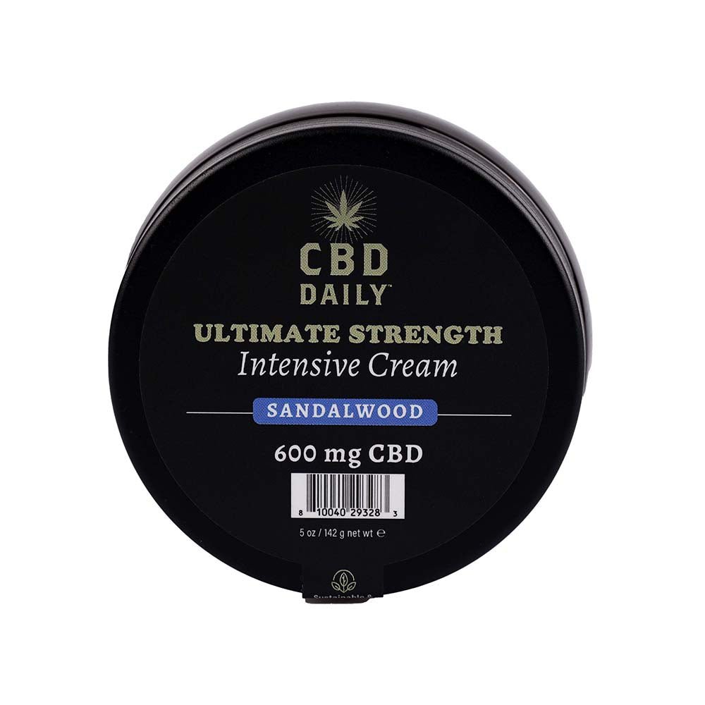 Earthly Body CBD Cream Sandalwood 5 oz. - Image 3