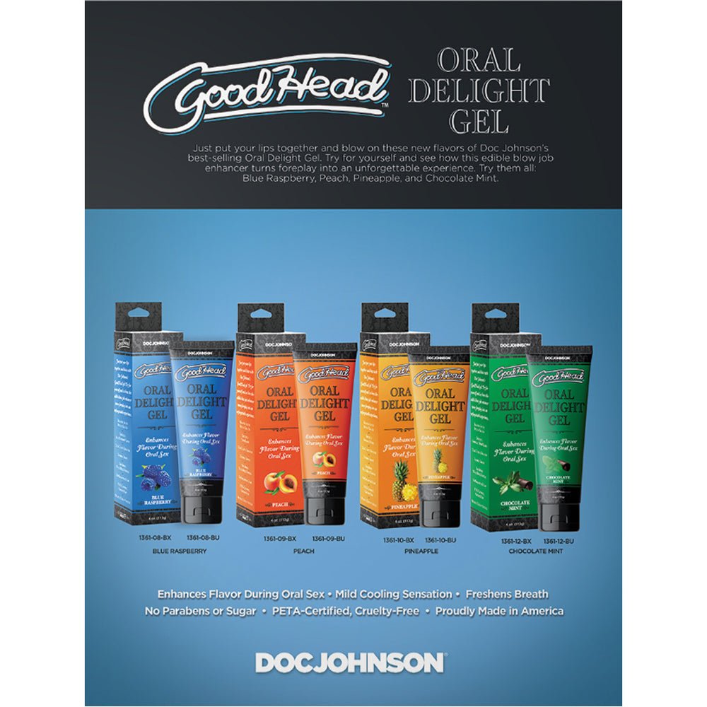 GoodHead Oral Delight Gel Chocolate Mint 4 oz. - Image 5