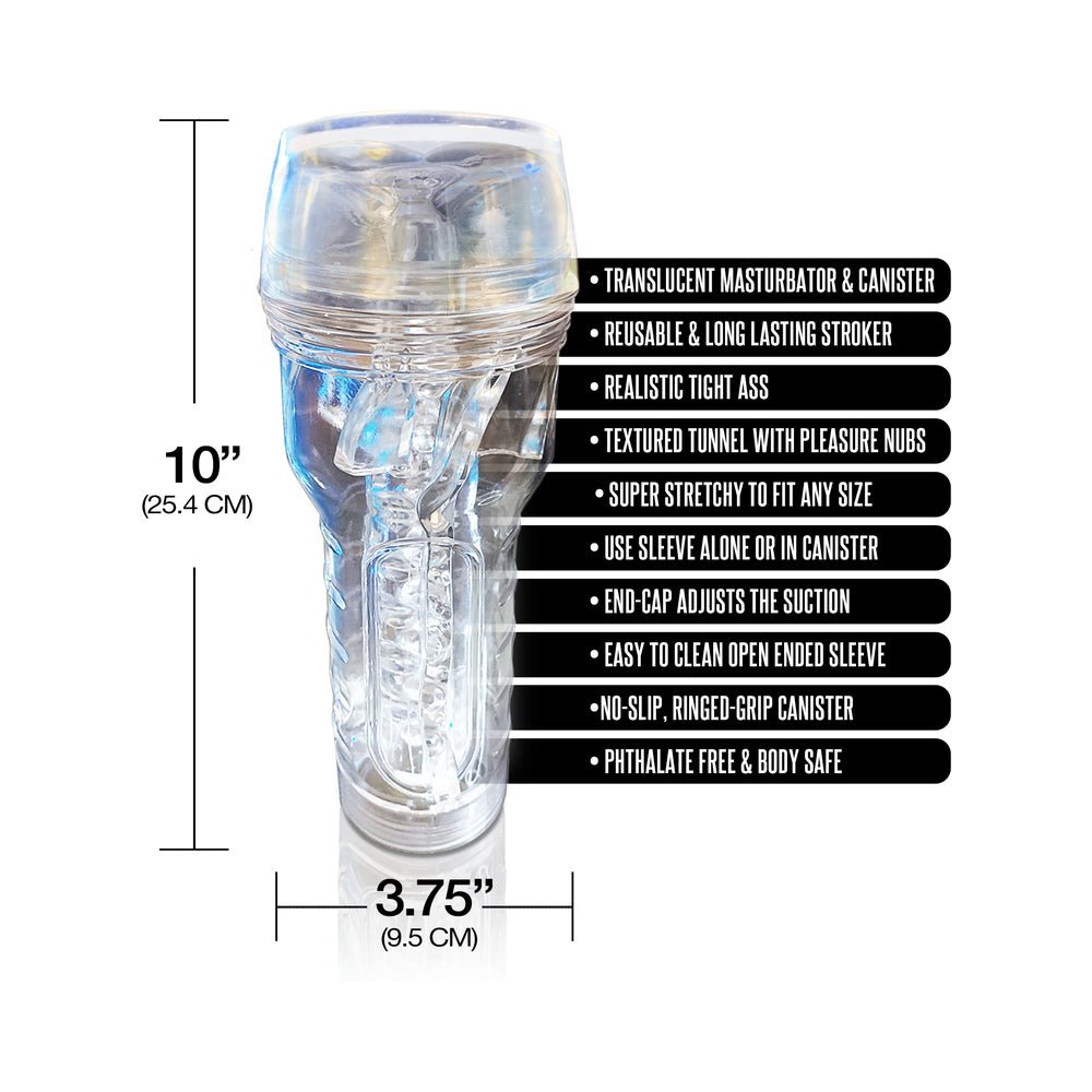 Happy Endings MSTR B8 In The Clear Anal Stroker Bum Rush Canister - Image 4