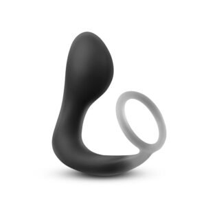 Alternative view of Renegade Slingshot Cock Ring & Prostate Stimulator Black