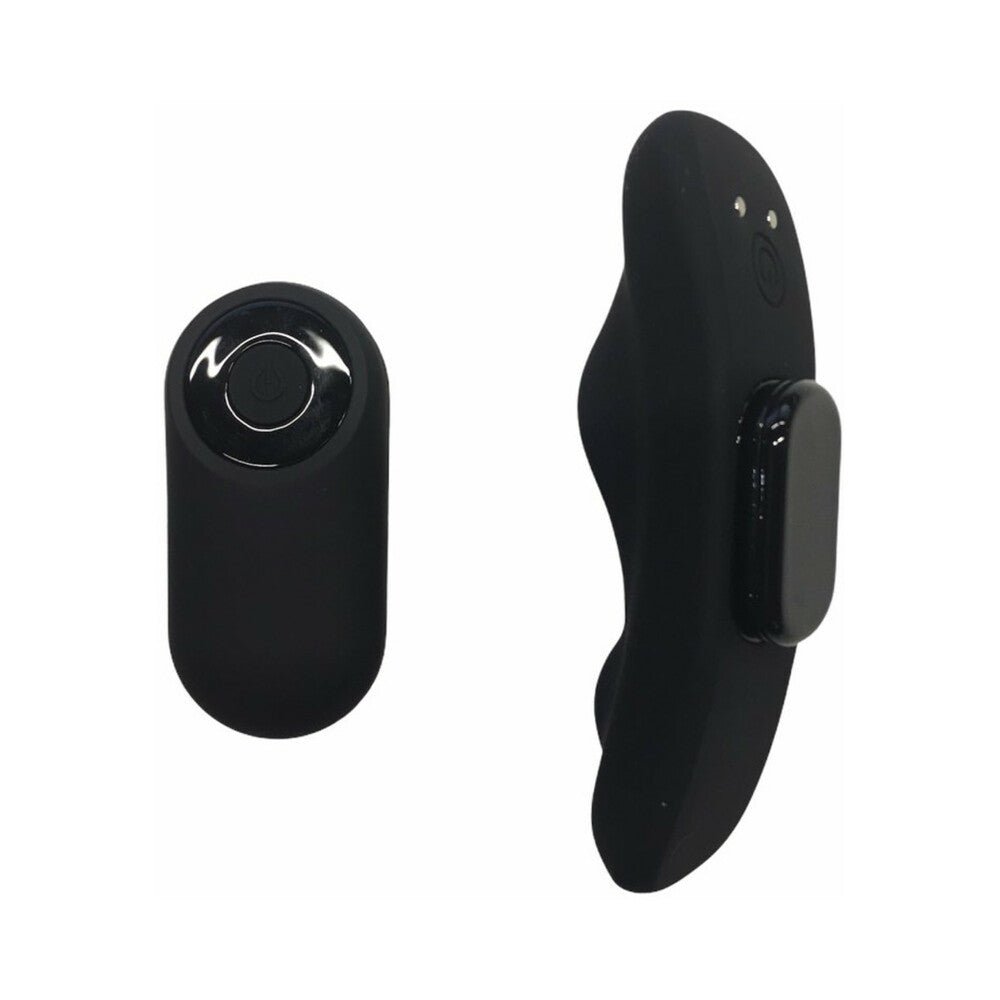 Temptasia Panty Vibe Rechargeable Remote-Controlled Silicone Wearable Vibrator Black - Image 3