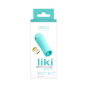 Alternative view of Vedo Liki Rechargeable Flicker Vibe Tease Me Turquoise
