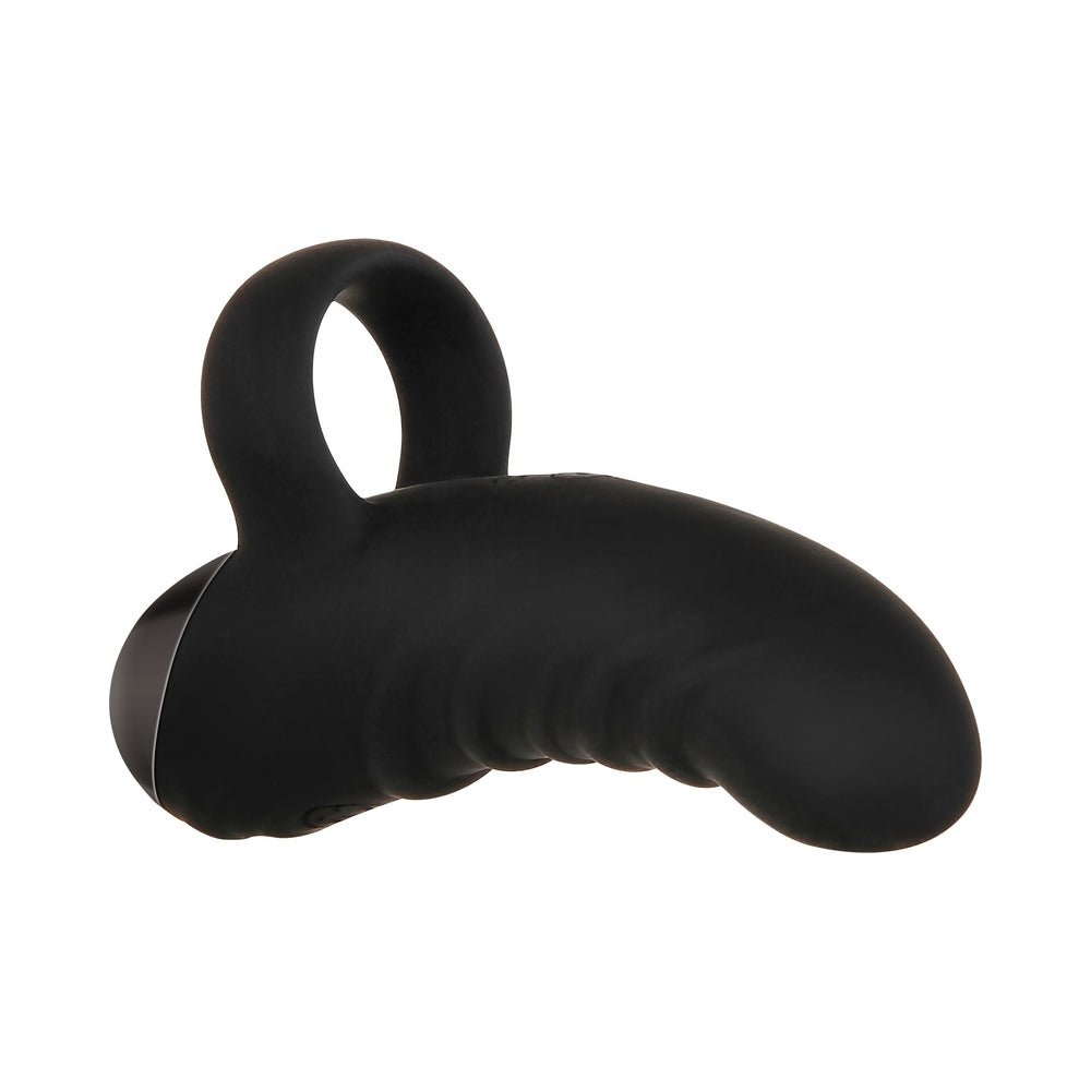 Evolved Hooked On You Rechargeable Silicone Finger Vibrator Black - Image 5