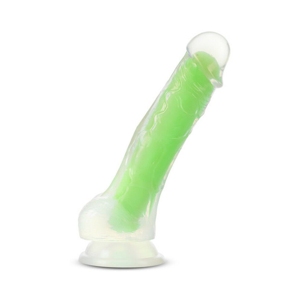 Neo Elite Glow in the Dark Viper 7 in. Dual-Density Dildo Neon Green - Image 2
