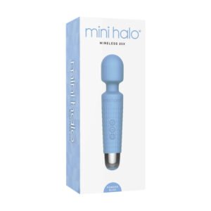 Mini Halo Wireless Wand 20X Silicone Powder Blue