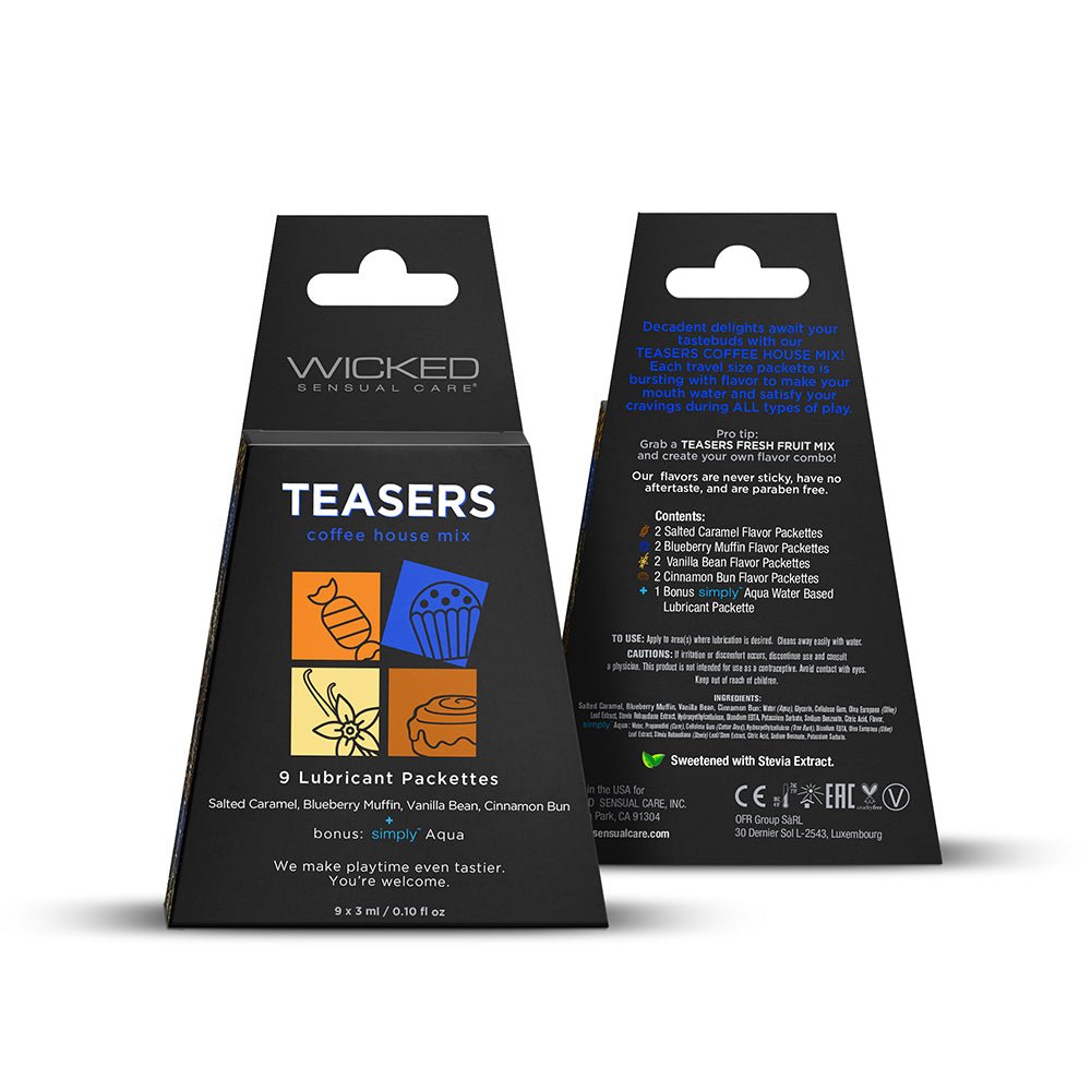 Wicked Teasers Coffee House Mix 3 ml 9 Packs/Box - Image 2