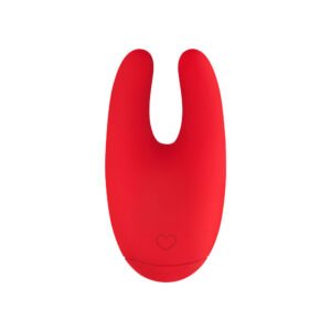 Alternative view of Luv Inc Bu89 Mini Bunny Rechargeable Silicone Vibrator Red