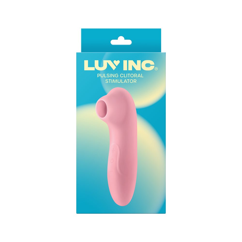 Luv Inc Cs19 Pulsing Clitoral Stimulator Rechargeable Silicone Light Pink - Image 3