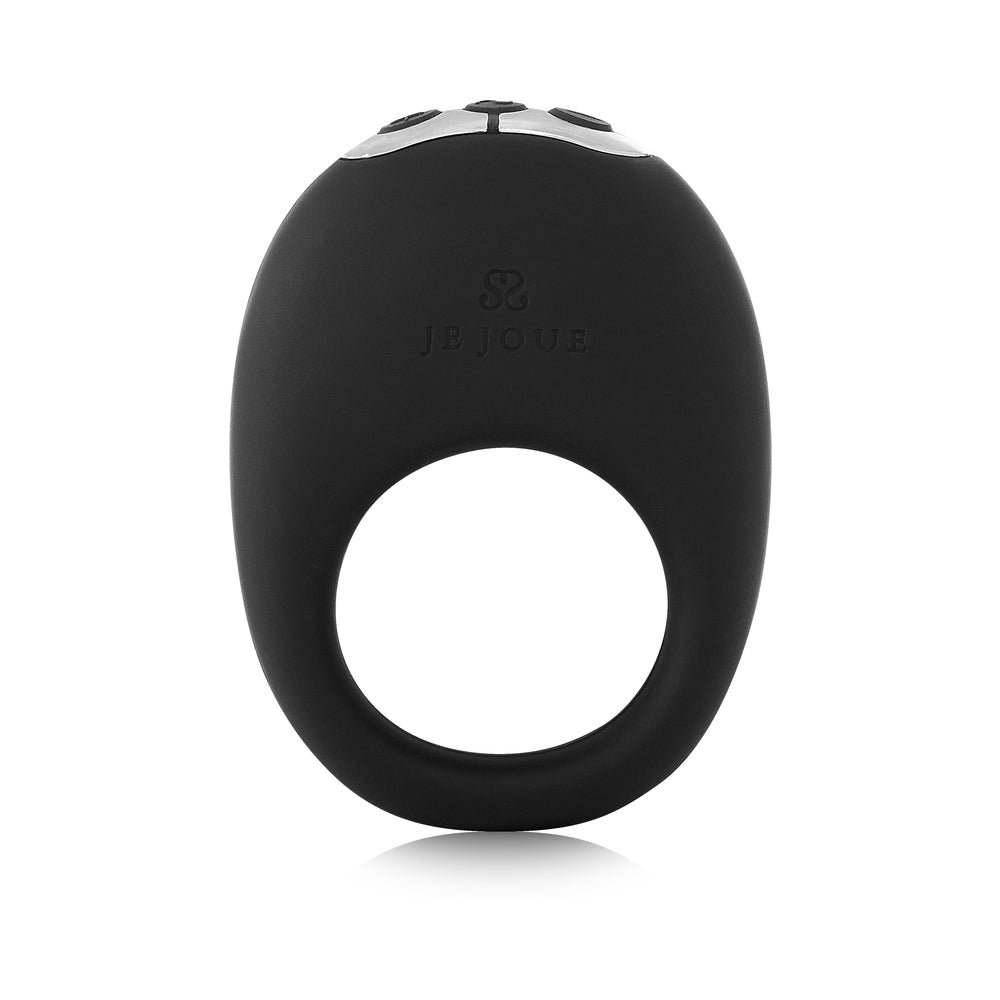 Je Joue Mio Rechargeable Vibrating Silicone Cock Ring Black - Image 2