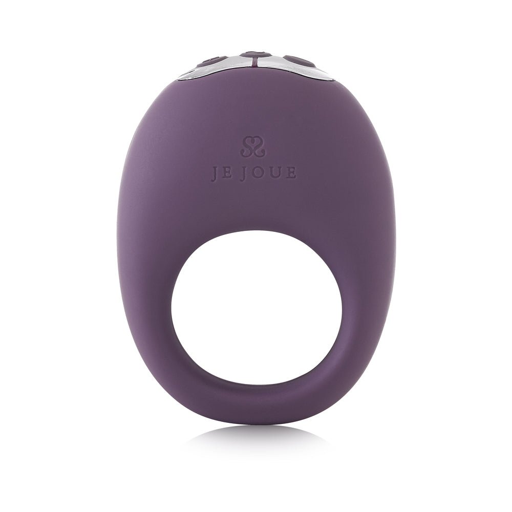 Je Joue Mio Rechargeable Vibrating Silicone Cock Ring Purple - Image 2