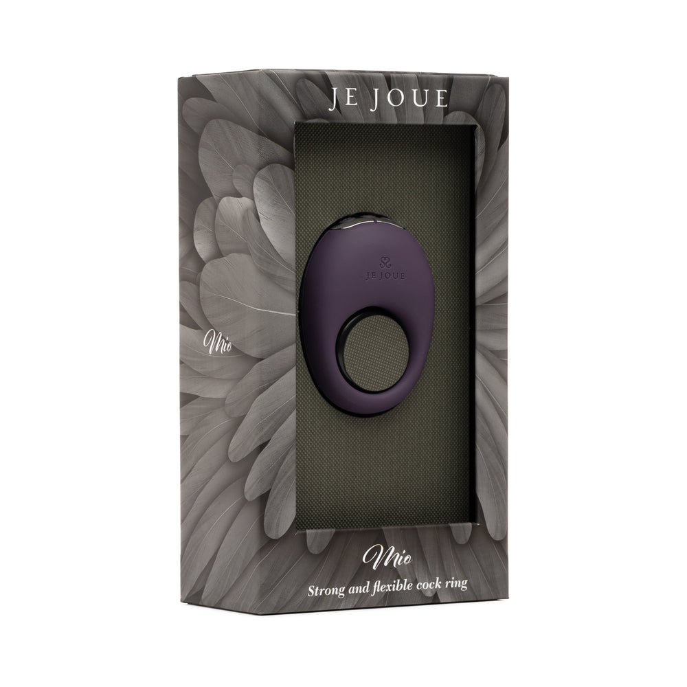 Je Joue Mio Rechargeable Vibrating Silicone Cock Ring Purple - Image 8