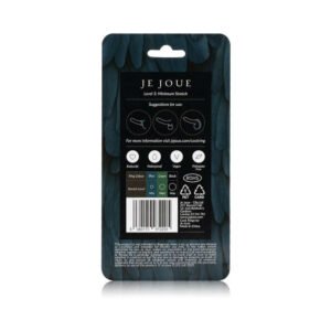 Alternative view of Je Joue Silicone Ring Minimum Stretch Blue