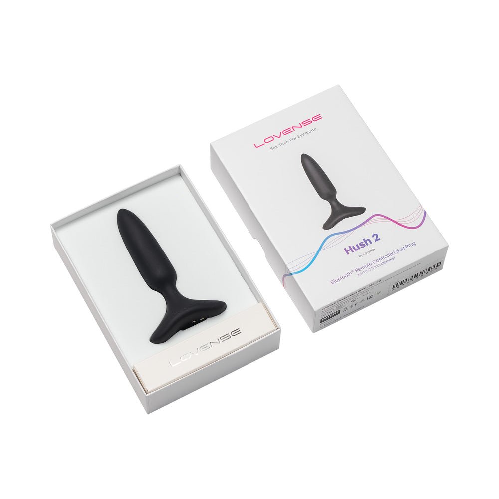 Lovense Hush 2 Bluetooth Remote-Controlled Vibrating Butt Plug XS 1 in. - Image 4