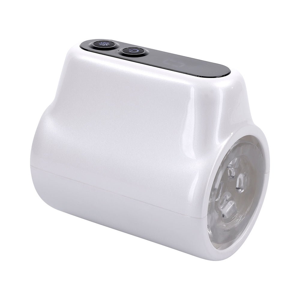 Playboy Spin Doctor Rechargeable Spinning Stroker TPE Sleeve White - Image 9