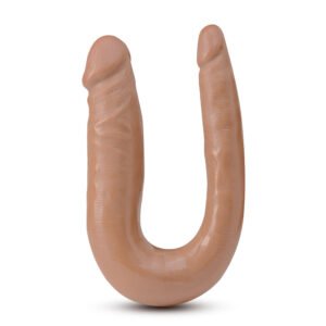 Alternative view of Dr. Skin Mini Double Dong Realistic 12 in. Dual-Ended Dildo Tan