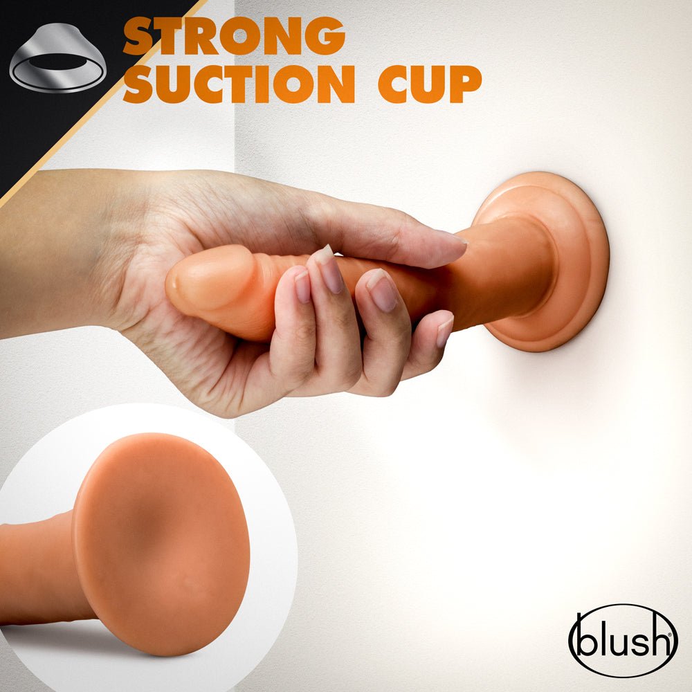 Dr. Skin Glide Realistic 7.5 in. Self-Lubricating Dildo Tan - Image 10