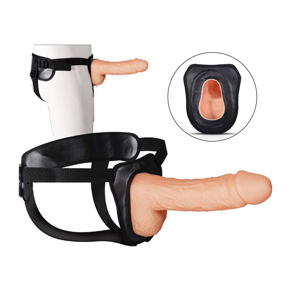 Erection Assistant Hollow Strap-On 8.5 in. White - Image 4