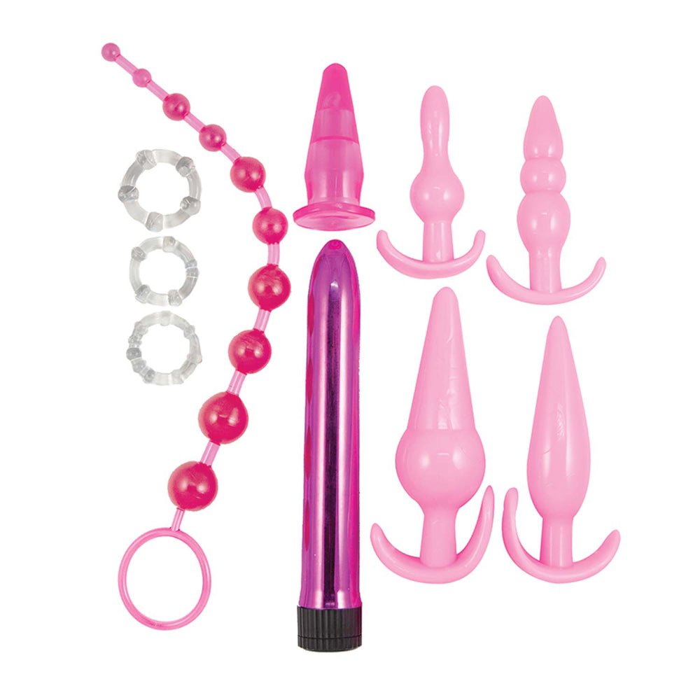 Pink Elite Collection Anal Play Kit Pink - Image 2